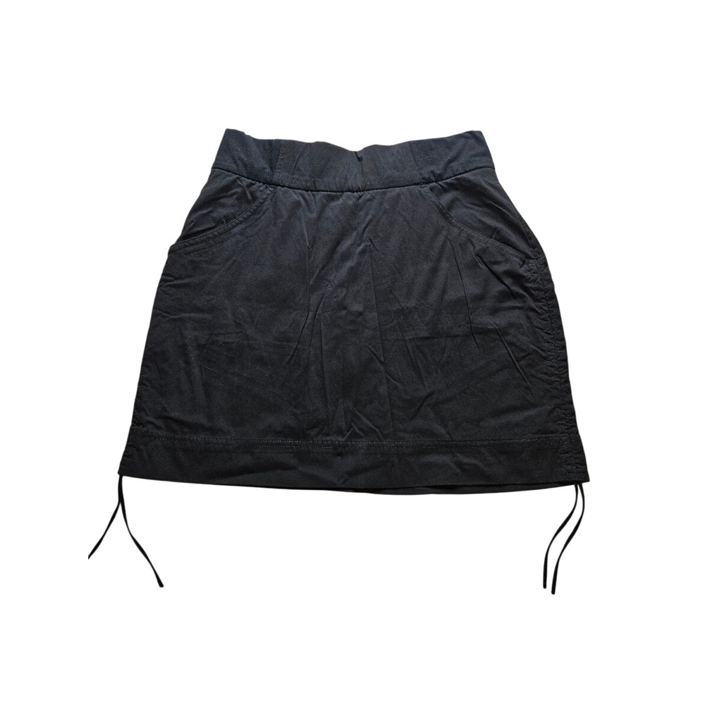 Columbia Sportswear Womens Black Active Hiking Skort Size Small Drawstring Side